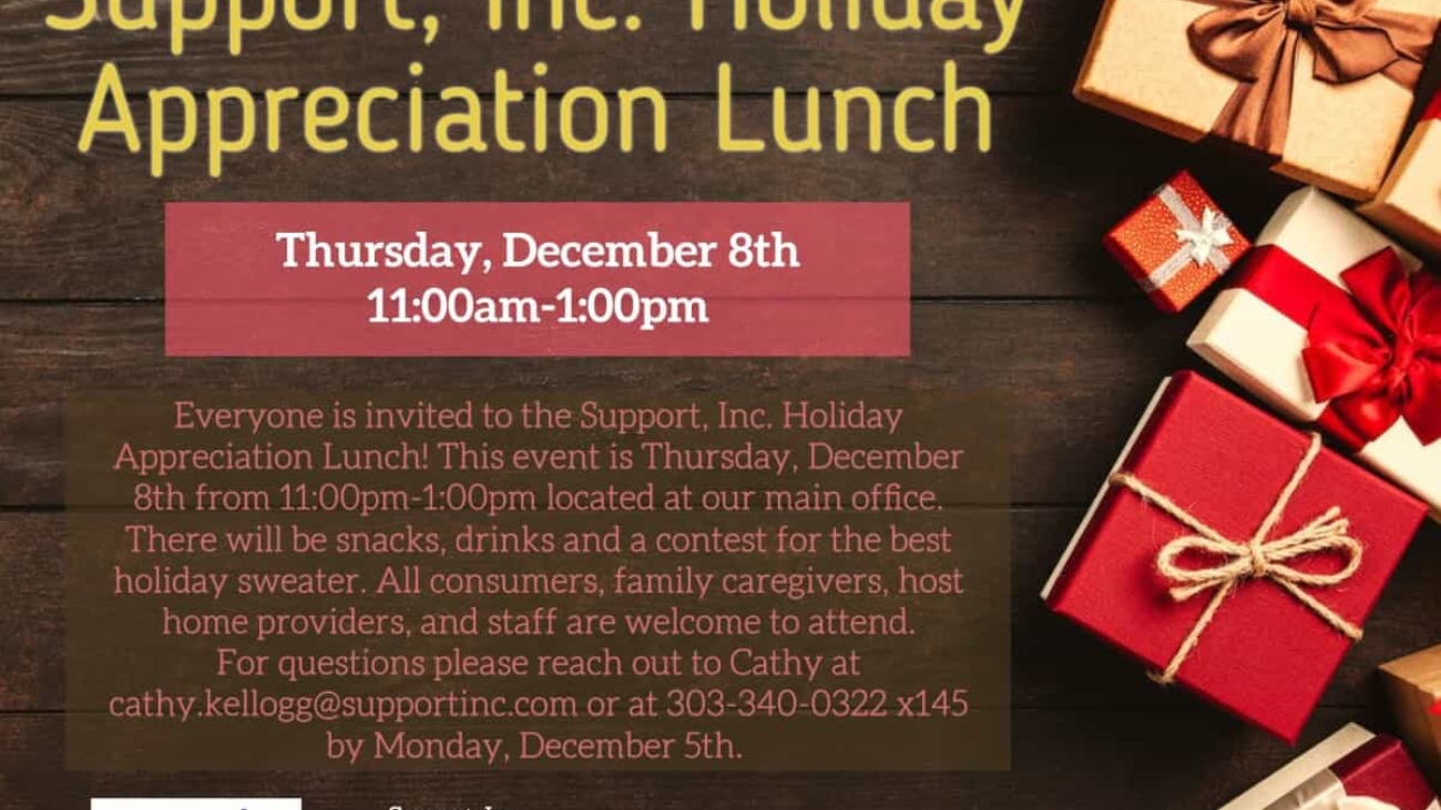 Holiday Appreciation Lunch